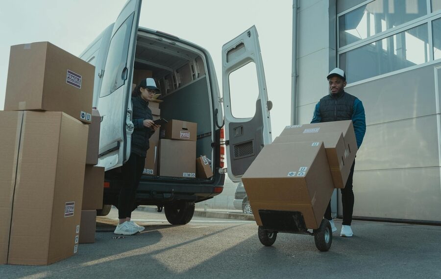 delivery truck delivery truck